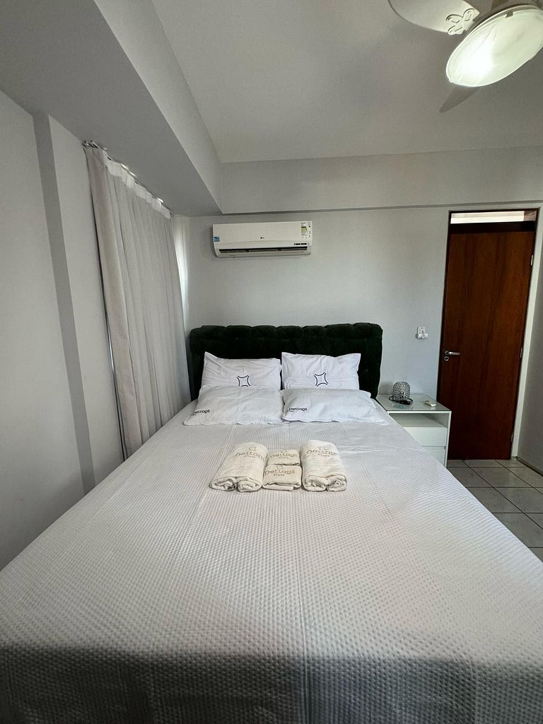 Apartamento em Tambaú – 2 Quartos, Conforto para 5 Pessoas,