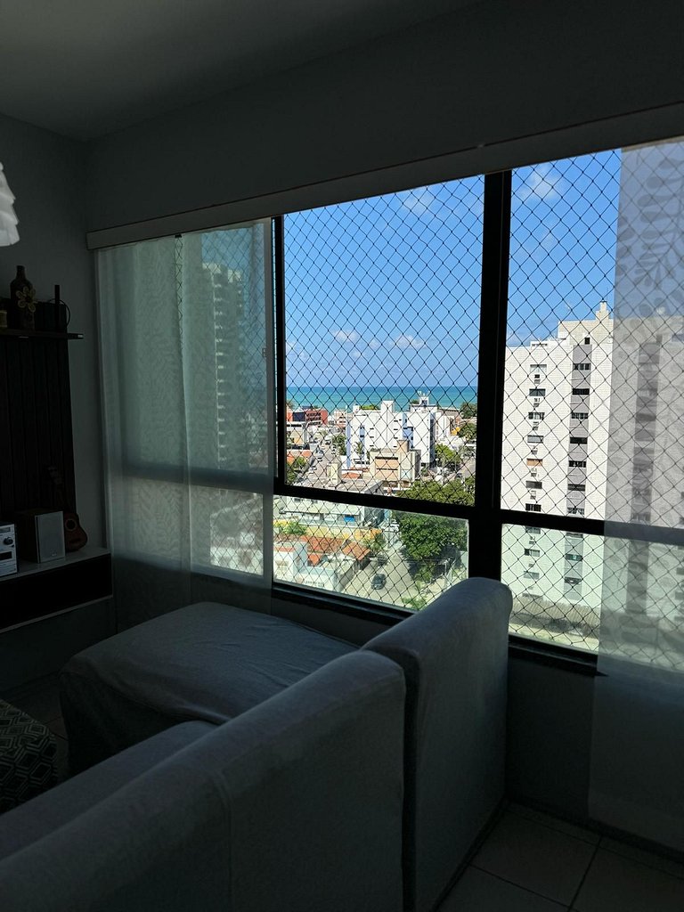 Apartamento em Tambaú – 2 Quartos, Conforto para 5 Pessoas,