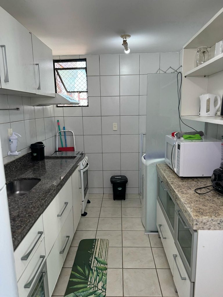 Apartamento em Tambaú – 2 Quartos, Conforto para 5 Pessoas,
