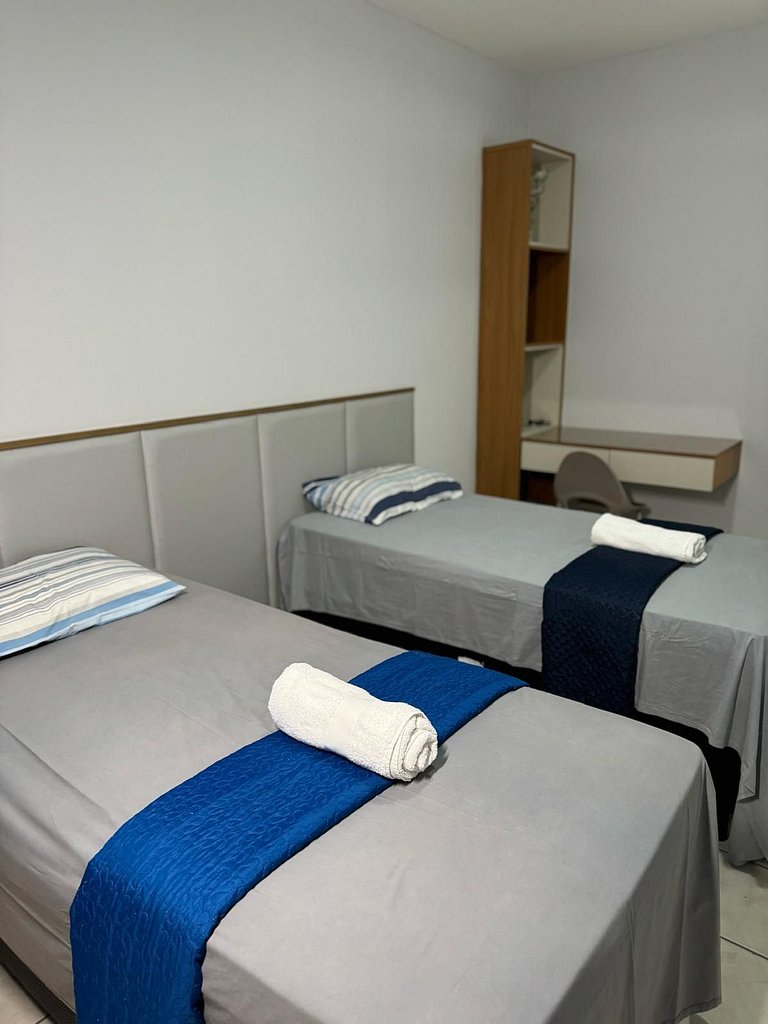 Apartamento em Tambaú – 2 Quartos, Conforto para 5 Pessoas,