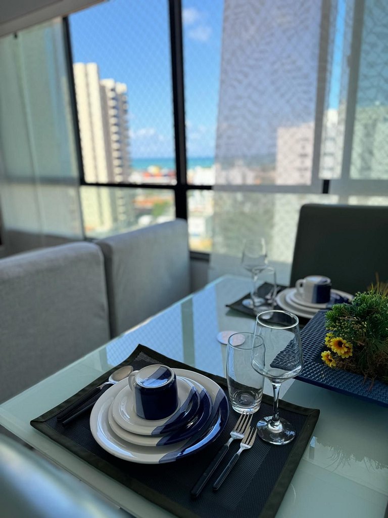Apartamento em Tambaú – 2 Quartos, Conforto para 5 Pessoas,