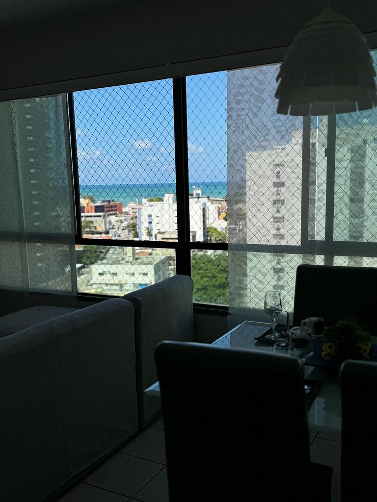 Apartamento em Tambaú – 2 Quartos, Conforto para 5 Pessoas,
